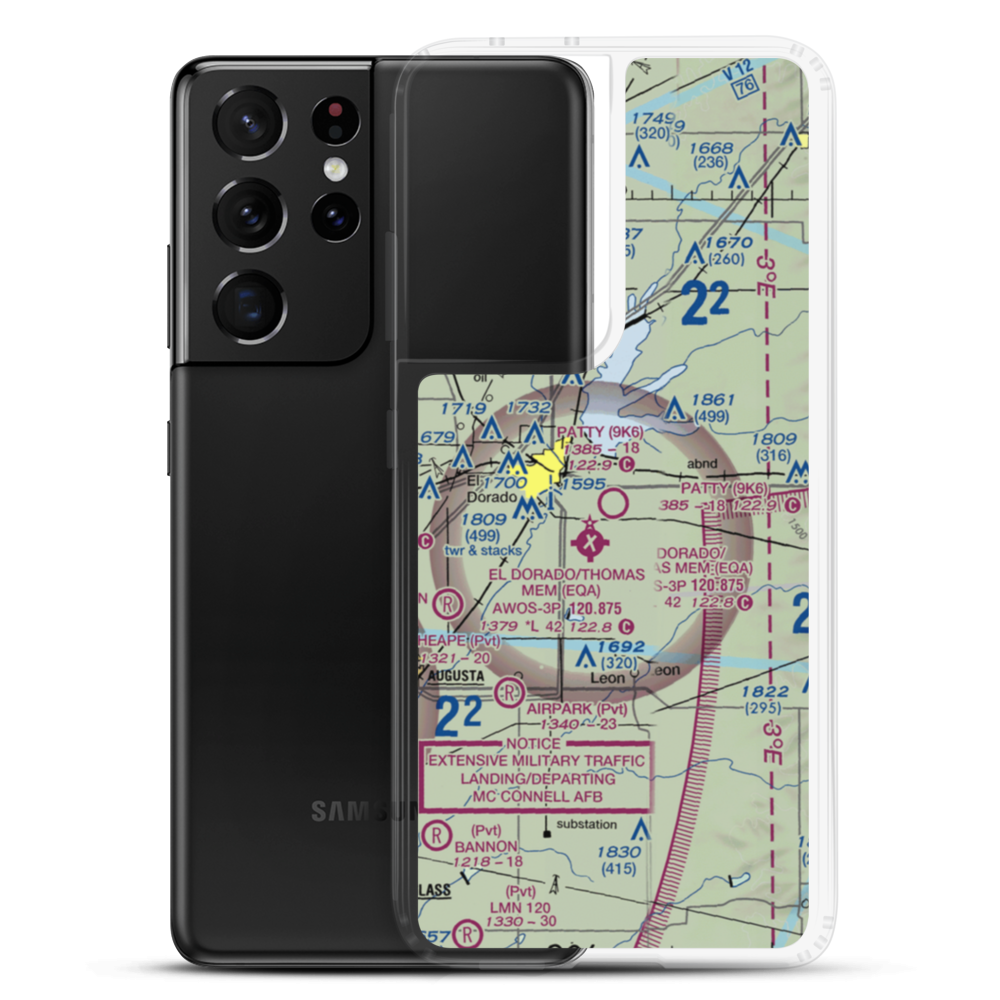 Patty Field (9K6) VFR Sectional Samsung Case Samsung Galaxy S21 Ultra model shown
