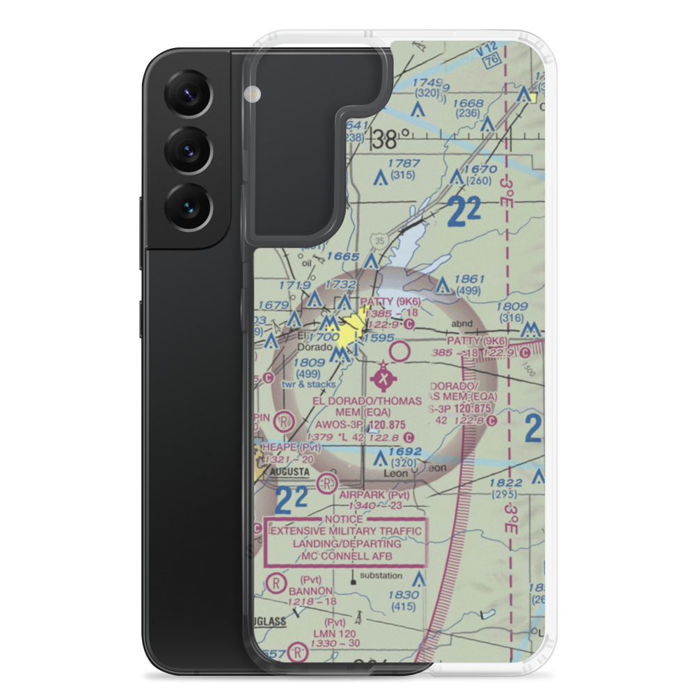 Patty Field (9K6) VFR Sectional Samsung Case Samsung Galaxy S22 Plus model shown