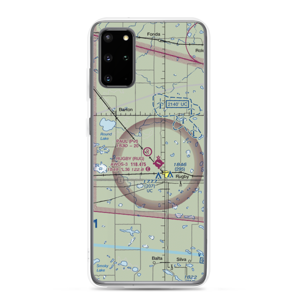 Paul Airstrip (NA49) VFR Sectional Samsung Case Samsung Galaxy S20 Plus model shown