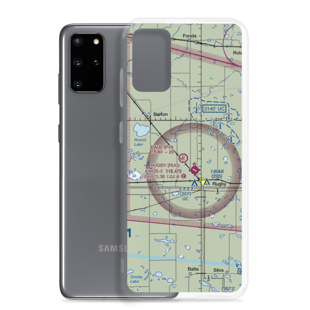 Paul Airstrip (NA49) VFR Sectional Samsung Case Samsung Galaxy S20 Plus model shown