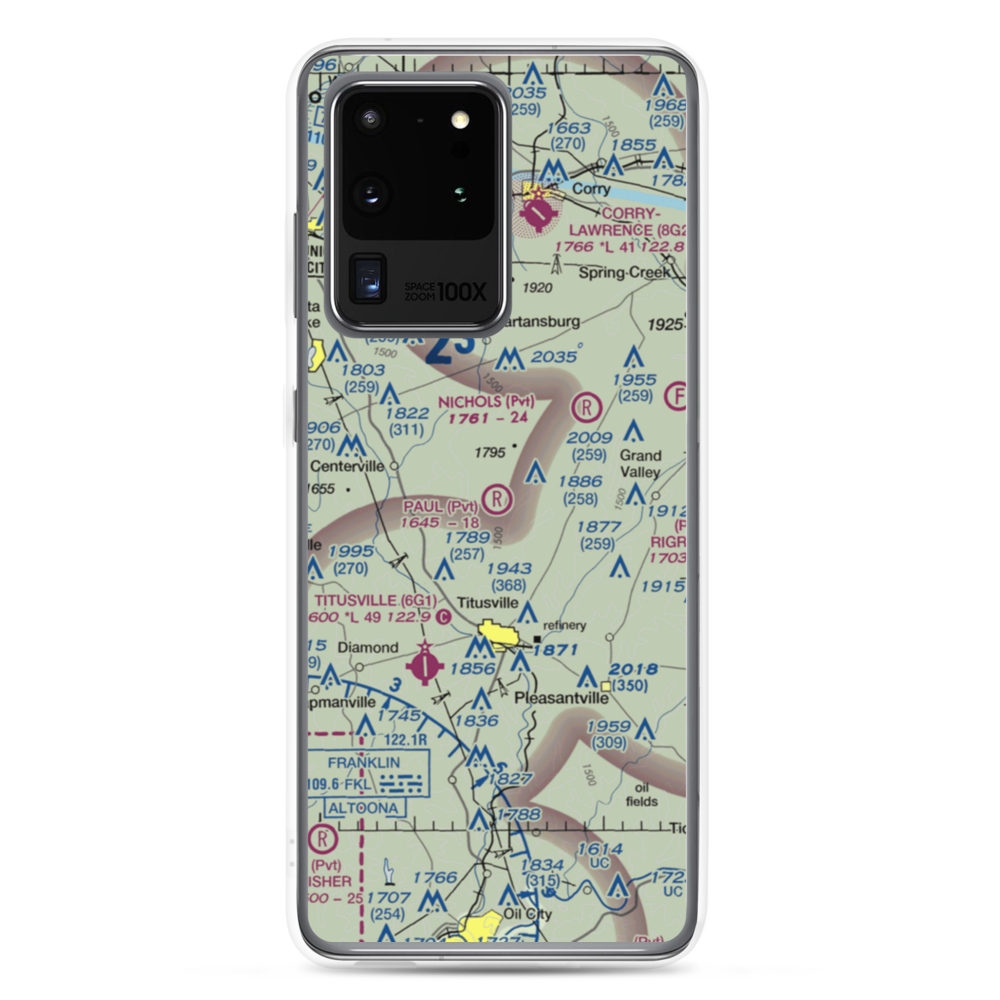 Paul Personal Use Airport (0PN9) VFR Sectional Samsung Case Samsung Galaxy S20 Ultra model shown