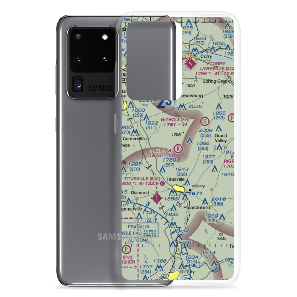 Paul Personal Use Airport (0PN9) VFR Sectional Samsung Case Samsung Galaxy S20 Ultra model shown