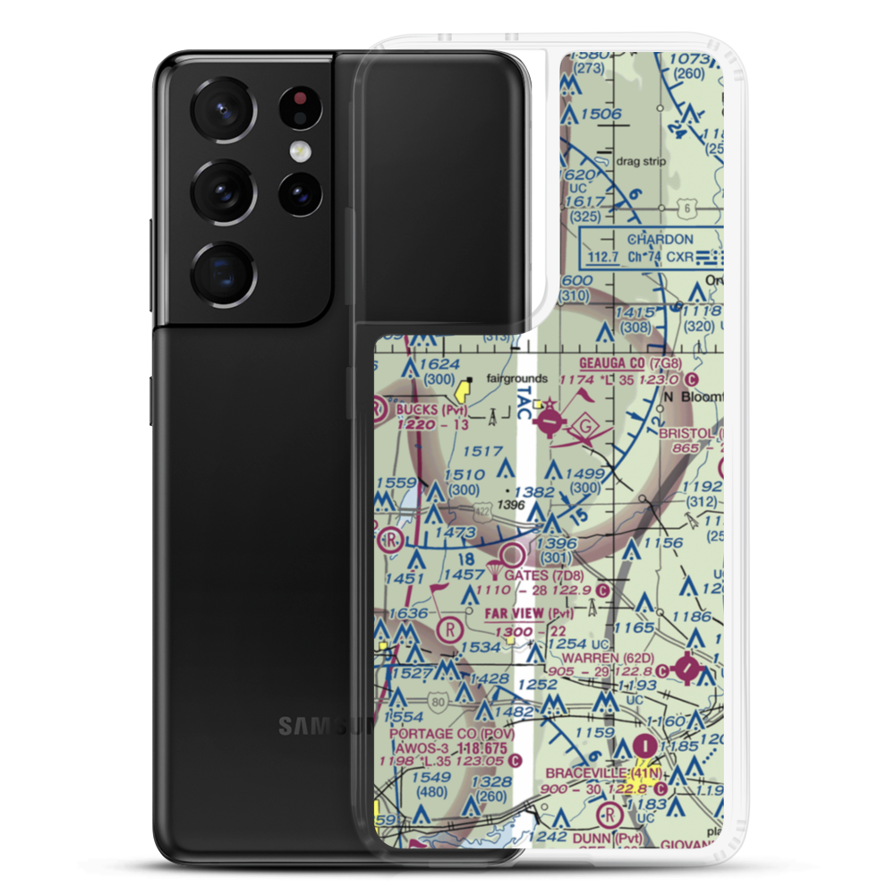 Pauls Airport (1OI1) VFR Sectional Samsung Case Samsung Galaxy S21 Ultra model shown