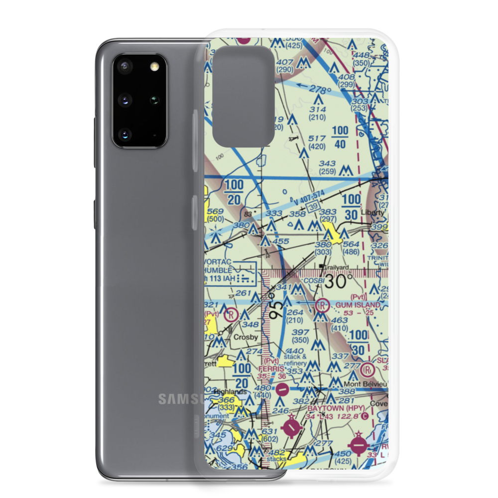 Pavlat Airport (3TS7) VFR Sectional Samsung Case Samsung Galaxy S20 Plus model shown