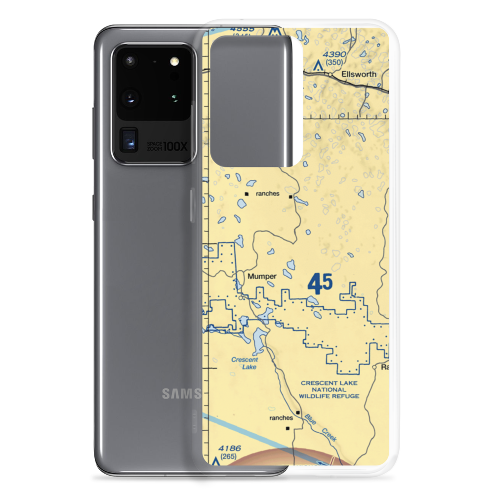 Pawlet Ranch Airport (3NE7) VFR Sectional Samsung Case Samsung Galaxy S20 Ultra model shown