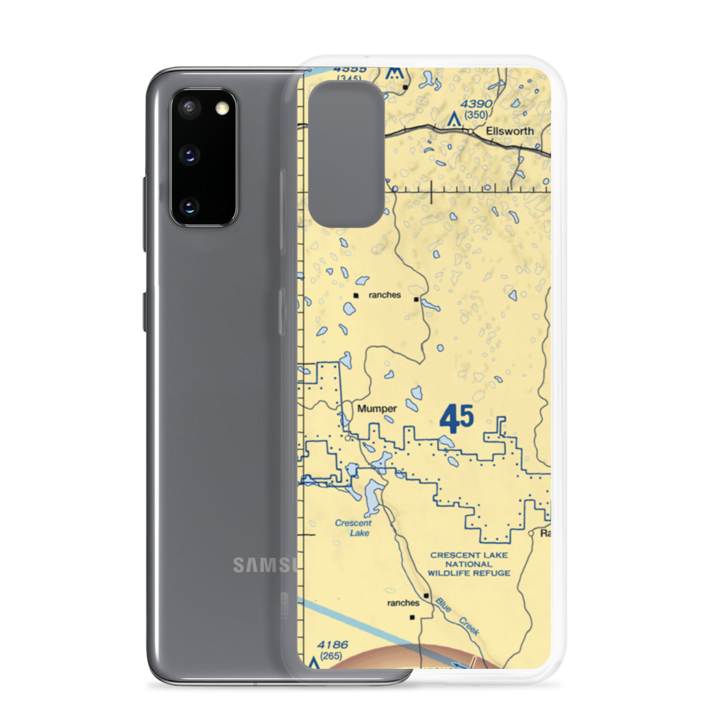 Pawlet Ranch Airport (3NE7) VFR Sectional Samsung Case Samsung Galaxy S20 model shown