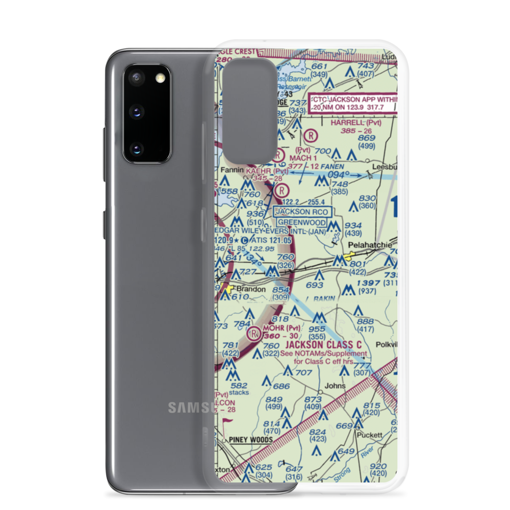 Payne Airport (4MS0) VFR Sectional Samsung Case Samsung Galaxy S20 model shown