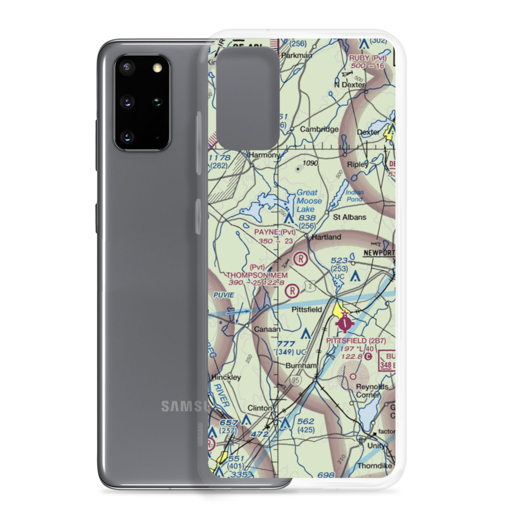 Payne Field (ME47) VFR Sectional Samsung Case Samsung Galaxy S20 Plus model shown