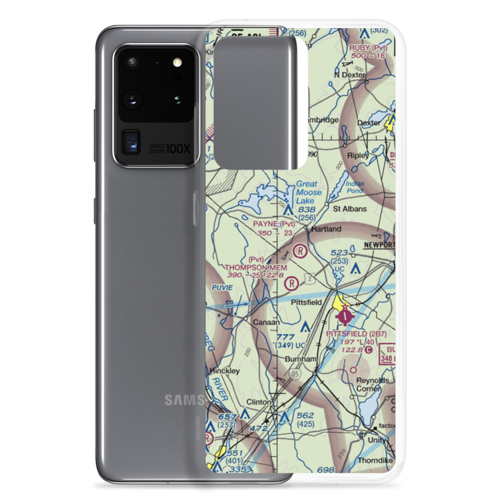 Payne Field (ME47) VFR Sectional Samsung Case Samsung Galaxy S20 Ultra model shown