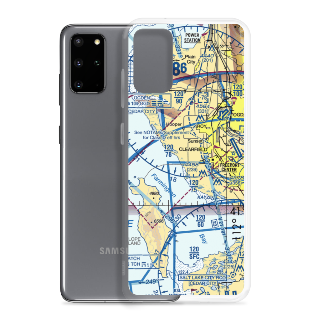 Payne Field (UT40) VFR Sectional Samsung Case Samsung Galaxy S20 Plus model shown