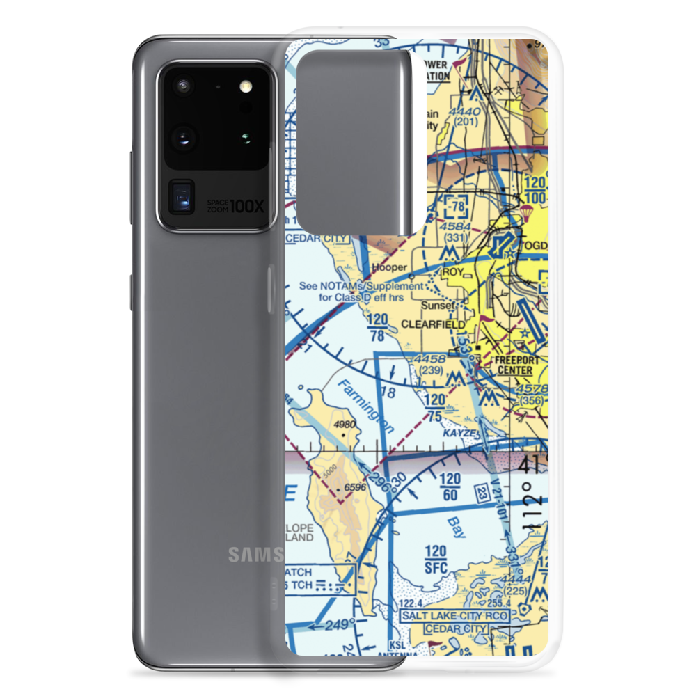 Payne Field (UT40) VFR Sectional Samsung Case Samsung Galaxy S20 Ultra model shown