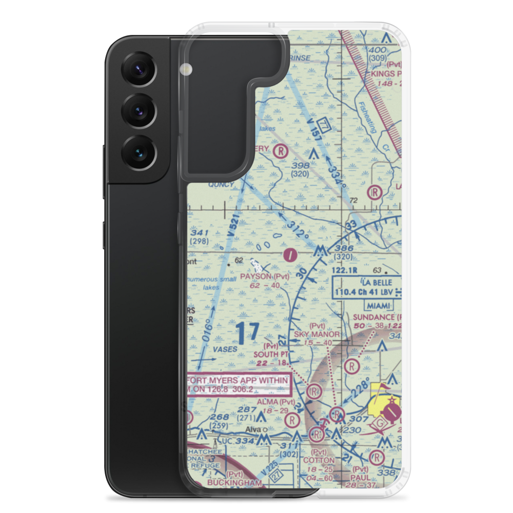 Payson Ranch Airport (6FL3) VFR Sectional Samsung Case Samsung Galaxy S22 Plus model shown