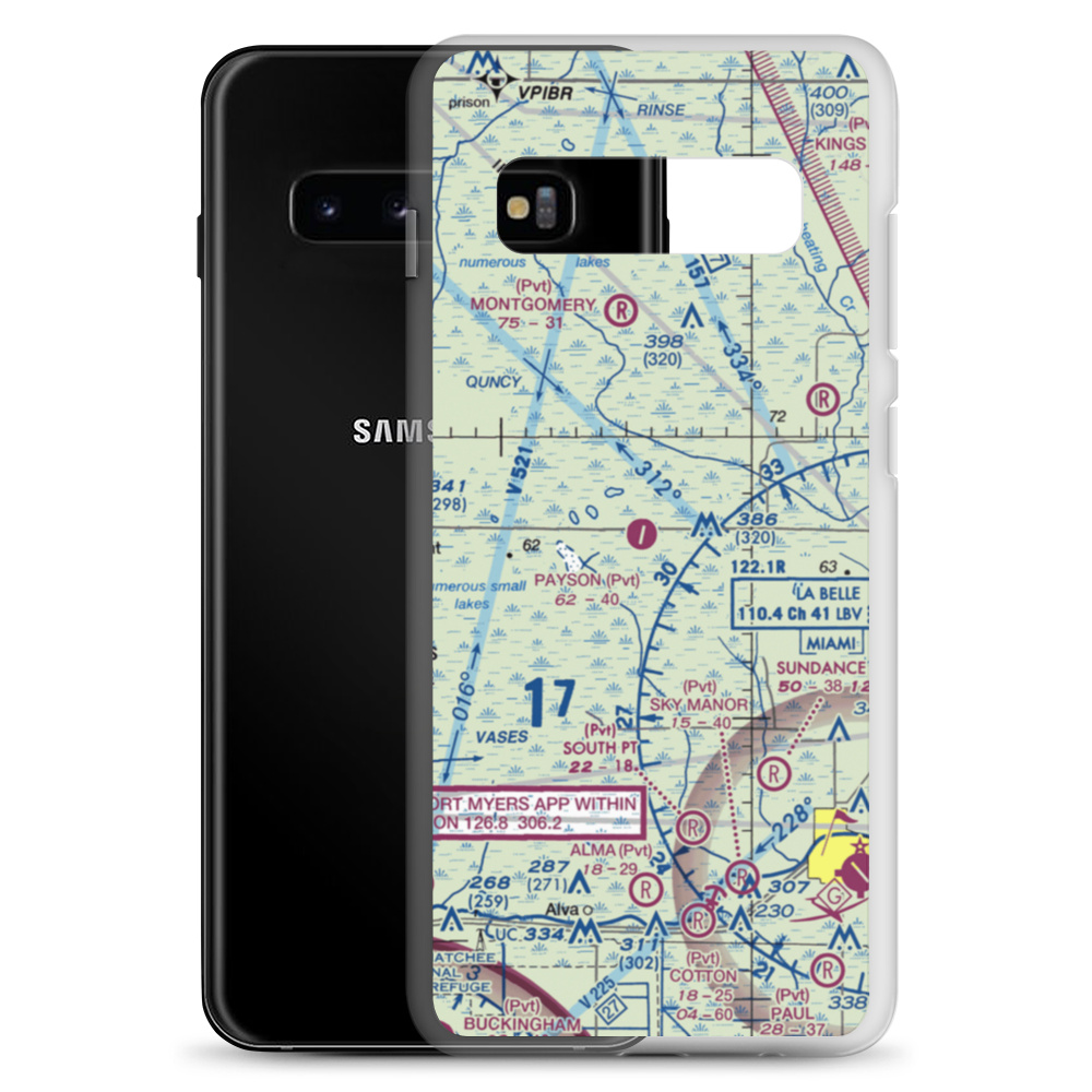 Payson Ranch Airport (6FL3) VFR Sectional Samsung Case Samsung Galaxy S10+ model shown
