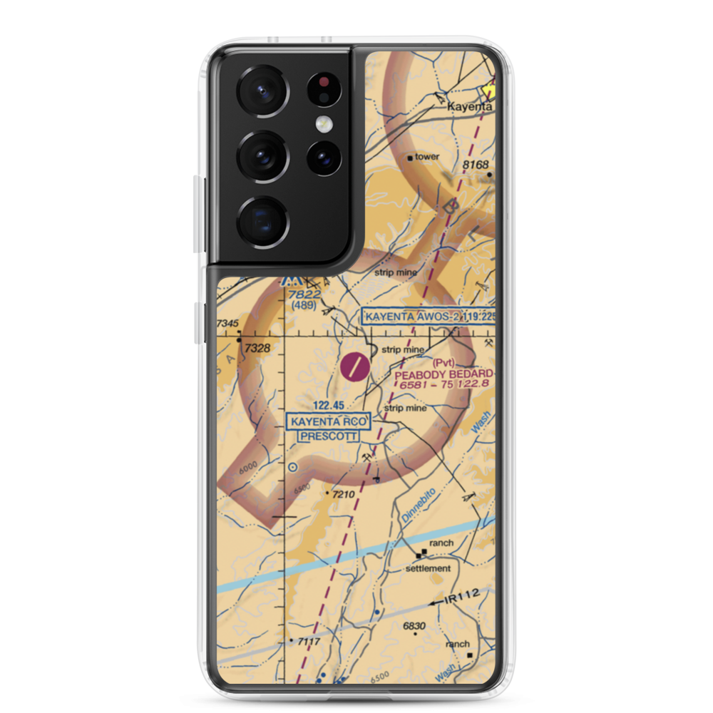 Peabody Bedard Field (38AZ) VFR Sectional Samsung Case Samsung Galaxy S21 Ultra model shown