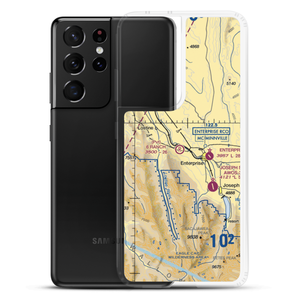 Peacock Ranch Airport (05OR) VFR Sectional Samsung Case Samsung Galaxy S21 Ultra model shown