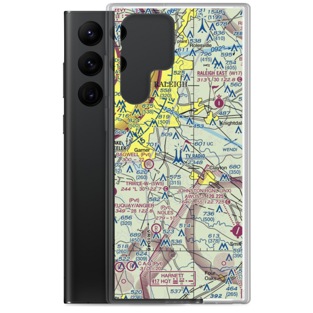 Peacock STOLport (4NC7) VFR Sectional Samsung Case Samsung Galaxy S22 Ultra model shown
