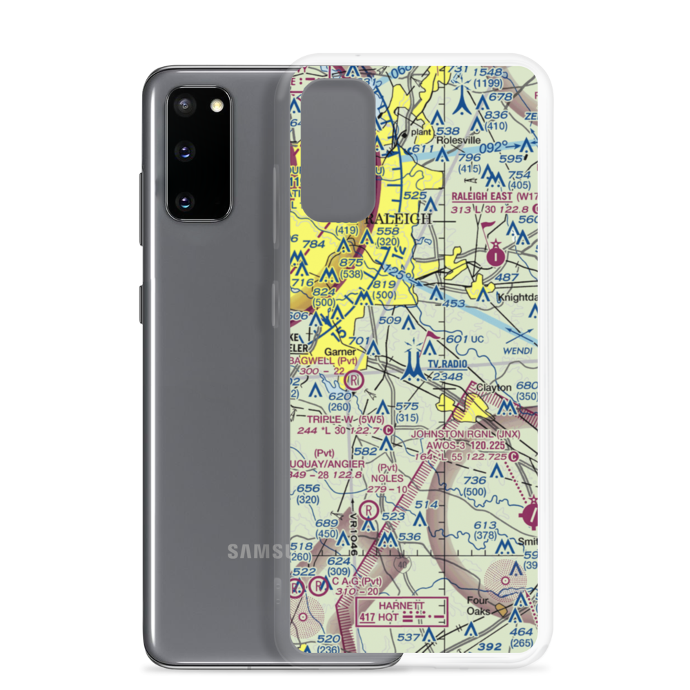 Peacock STOLport (4NC7) VFR Sectional Samsung Case Samsung Galaxy S20 model shown