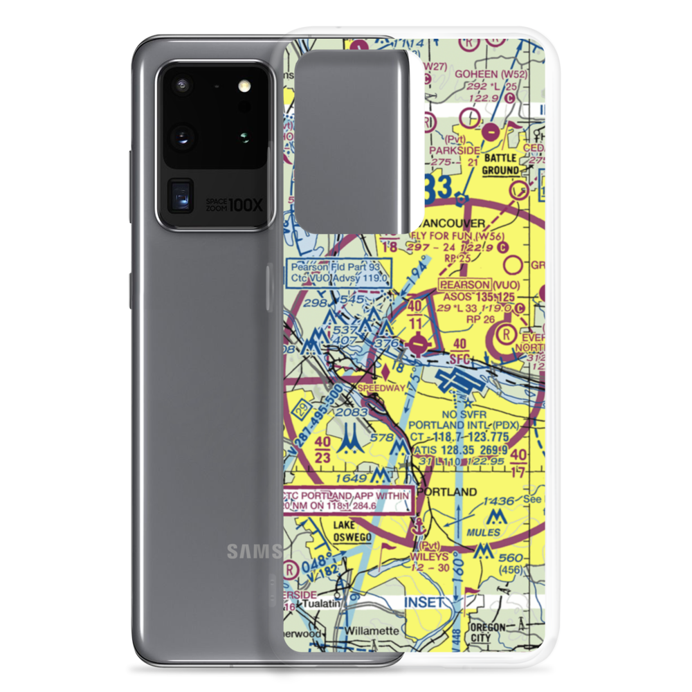 Pearson Field (VUO) VFR Sectional Samsung Case Samsung Galaxy S20 Ultra model shown