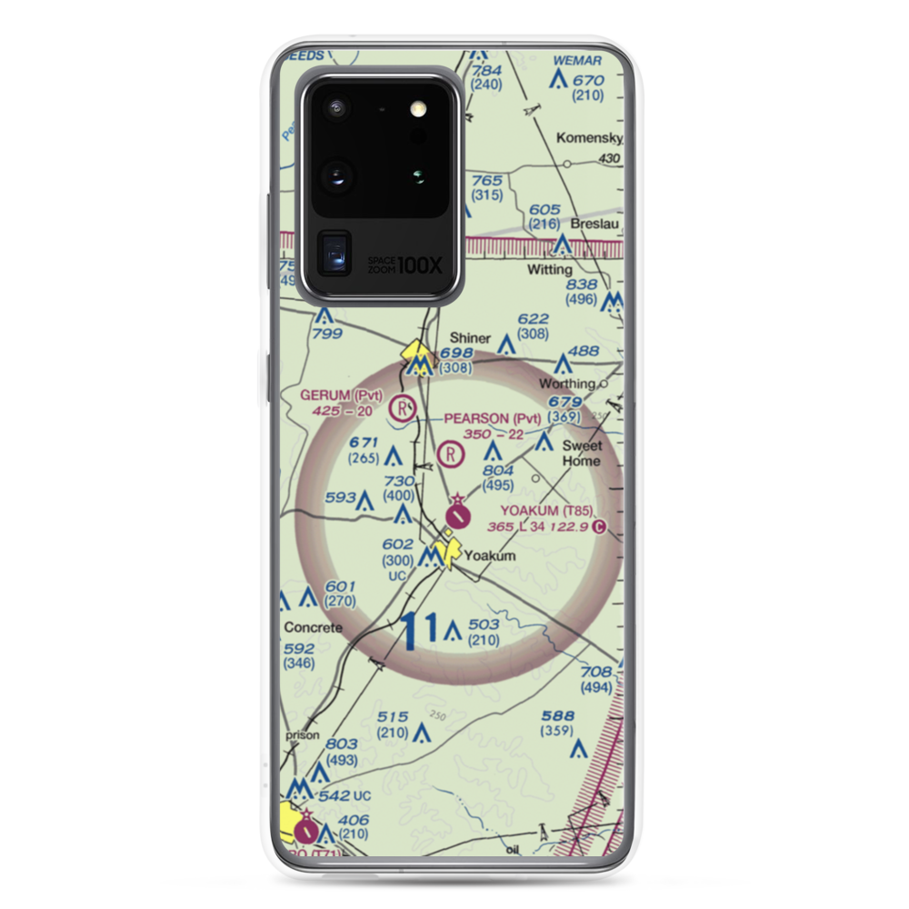 Pearson Ranch Private Airport (5TA3) VFR Sectional Samsung Case Samsung Galaxy S20 Ultra model shown