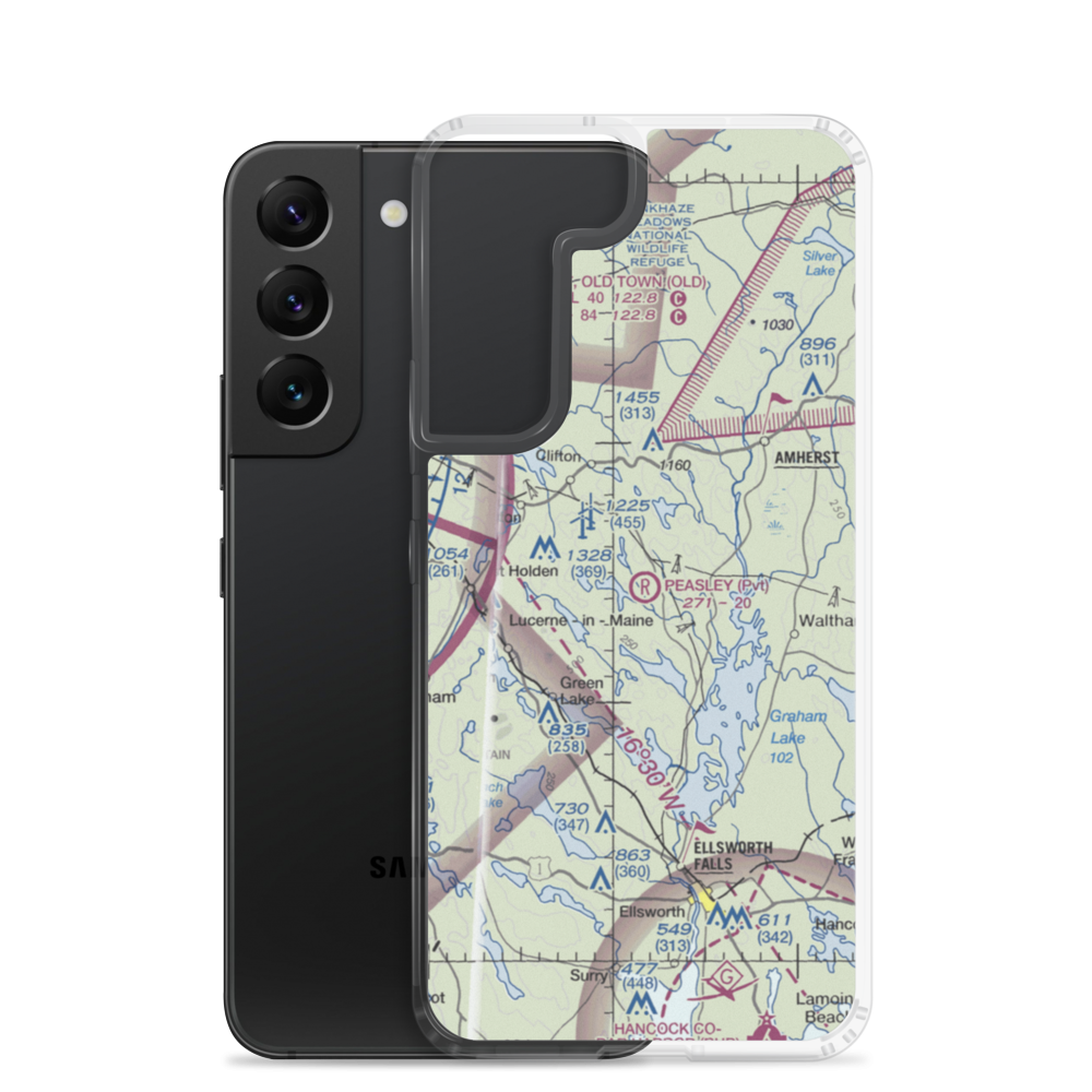 Peasley Field (0ME4) VFR Sectional Samsung Case Samsung Galaxy S22 model shown