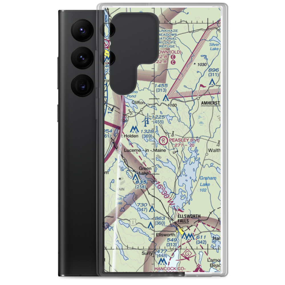 Peasley Field (0ME4) VFR Sectional Samsung Case Samsung Galaxy S22 Ultra model shown