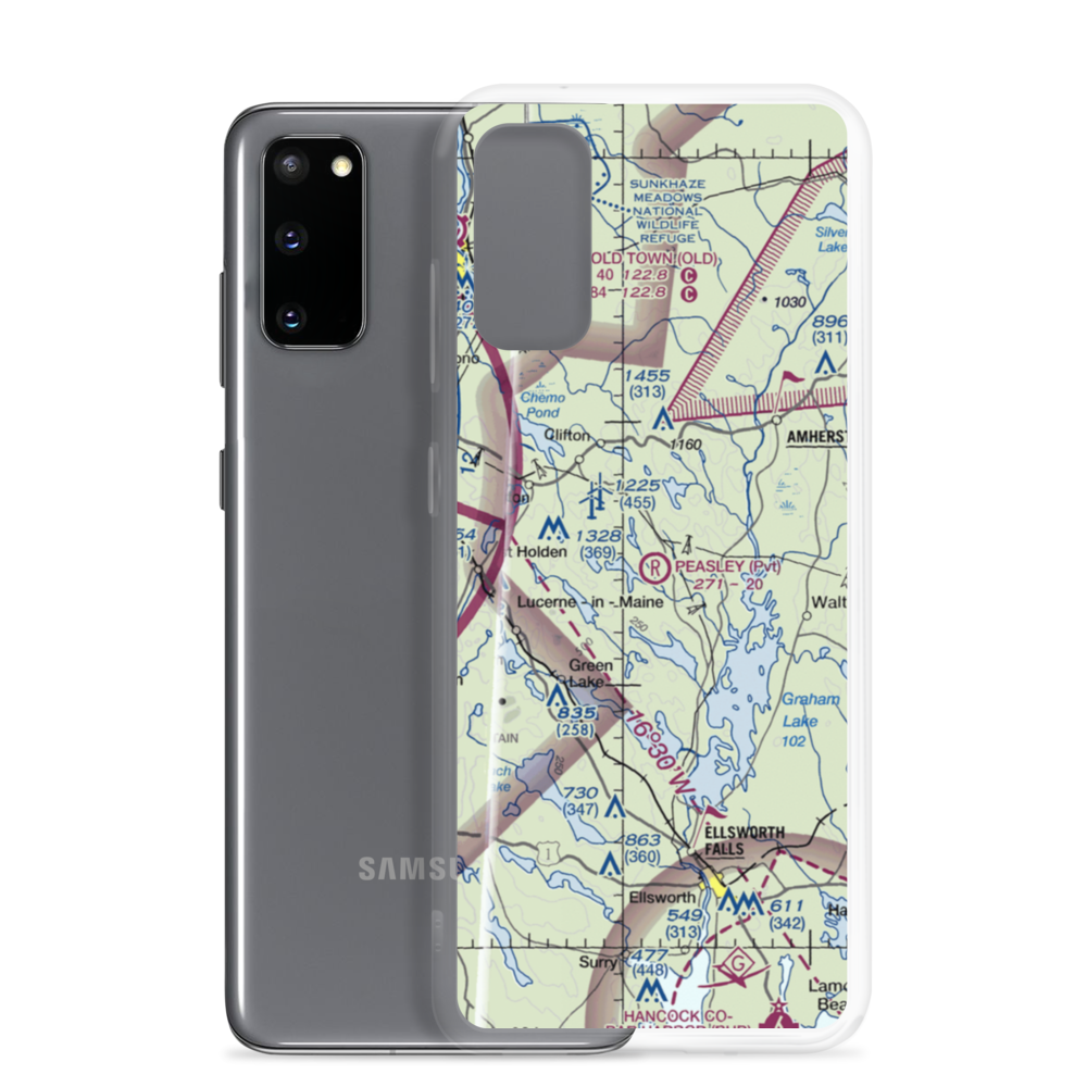 Peasley Field (0ME4) VFR Sectional Samsung Case Samsung Galaxy S20 model shown