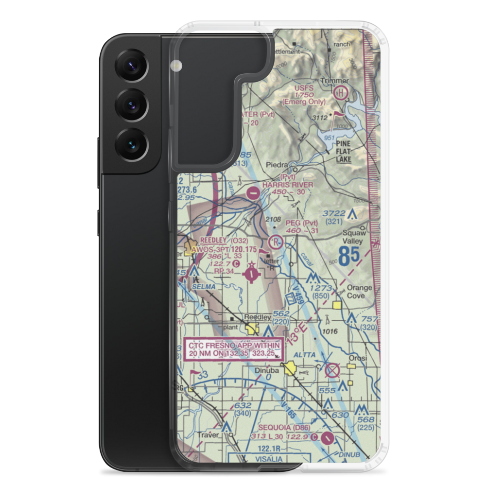 Peg Field (42CN) VFR Sectional Samsung Case Samsung Galaxy S22 Plus model shown