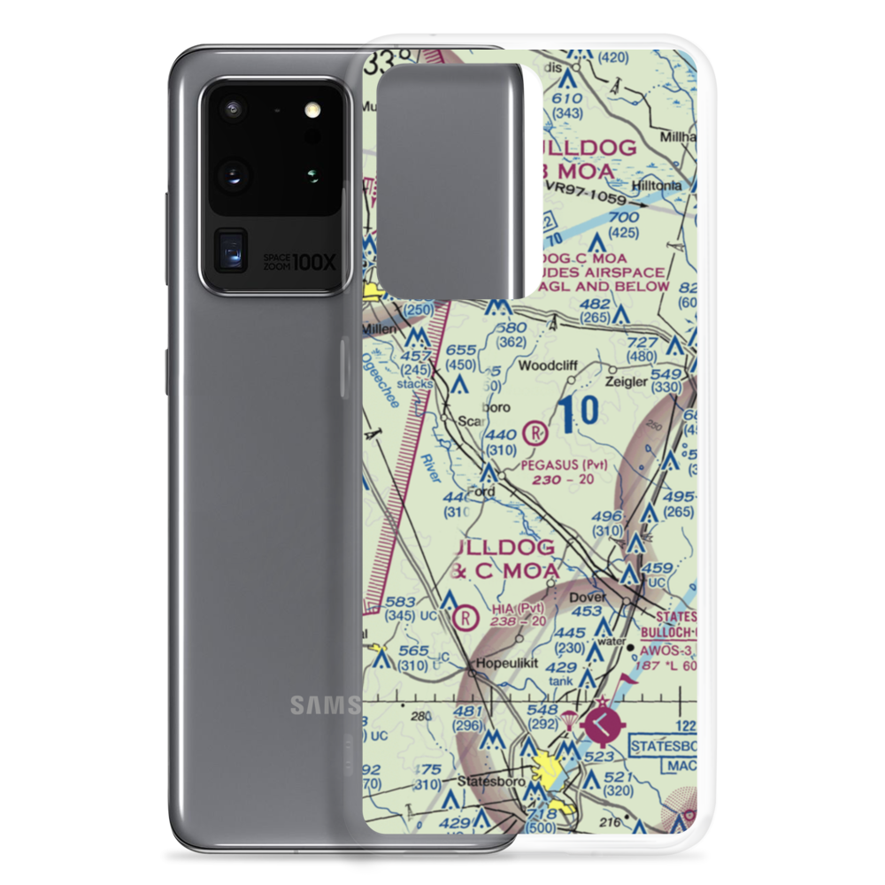 Pegasus Ranch Airport (0GE9) VFR Sectional Samsung Case Samsung Galaxy S20 Ultra model shown