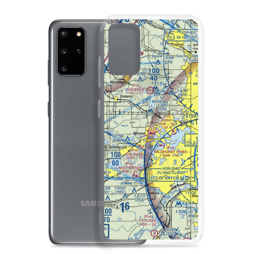 Peil/Juliar Seaplane Base (34MN) VFR Sectional Samsung Case Samsung Galaxy S20 Plus model shown