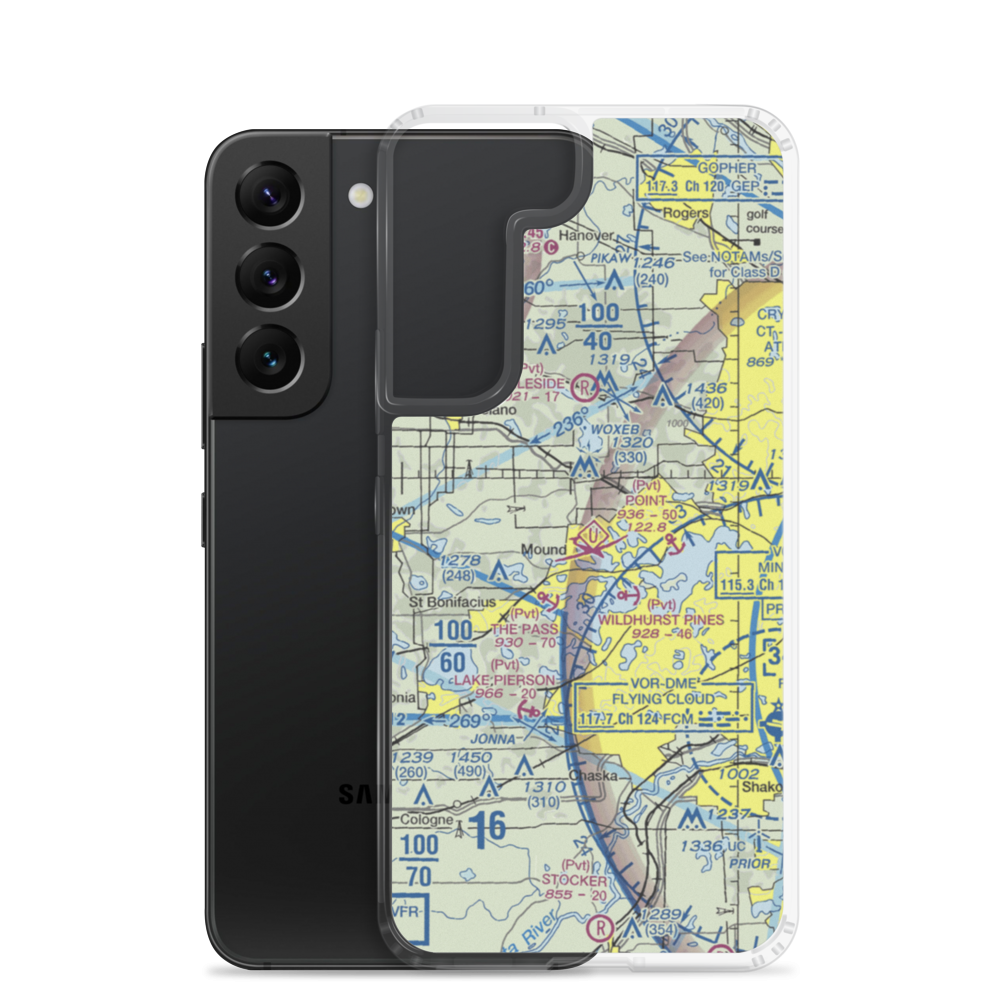 Peil/Juliar Seaplane Base (34MN) VFR Sectional Samsung Case Samsung Galaxy S22 model shown