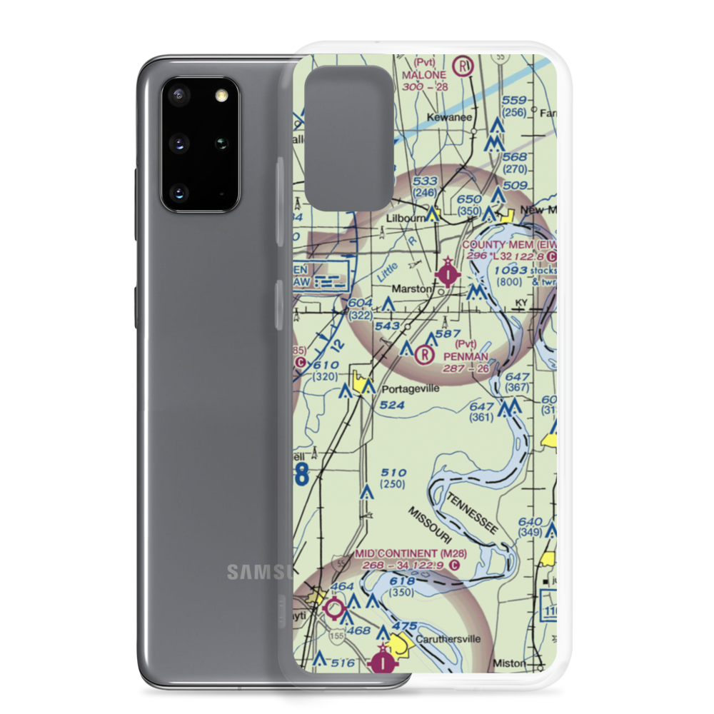 Penman Airport (3MO4) VFR Sectional Samsung Case Samsung Galaxy S20 Plus model shown