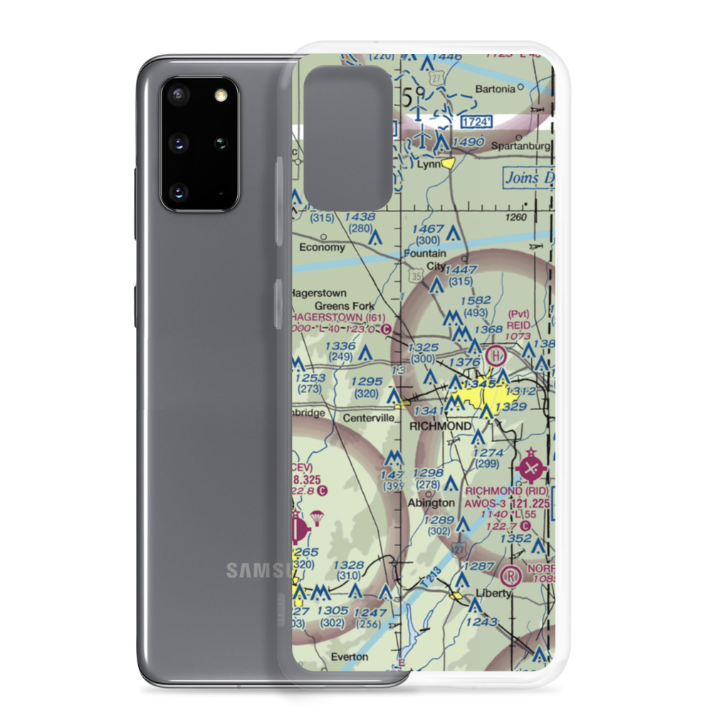 Pentecost Airport (12II) VFR Sectional Samsung Case Samsung Galaxy S20 Plus model shown