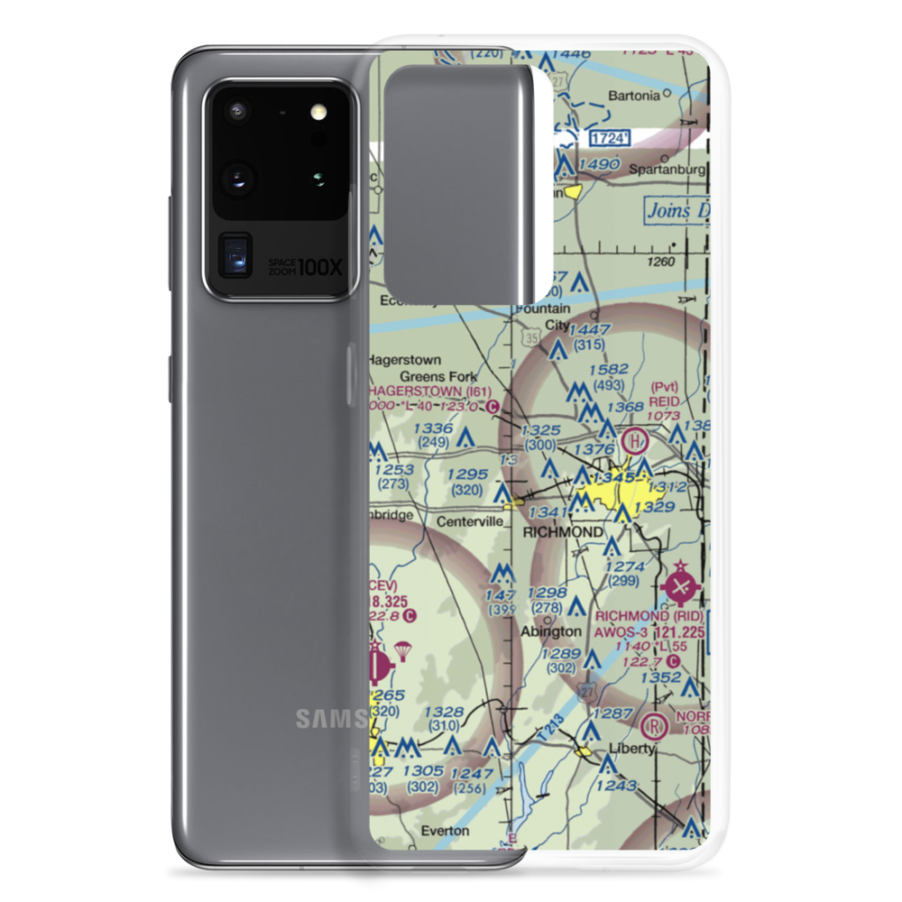 Pentecost Airport (12II) VFR Sectional Samsung Case Samsung Galaxy S20 Ultra model shown