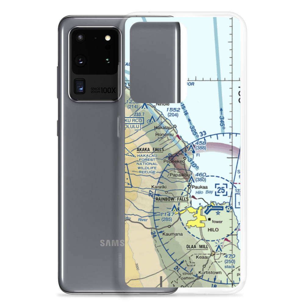 Pepeekeo Airstrip (HI32) VFR Sectional Samsung Case Samsung Galaxy S20 Ultra model shown