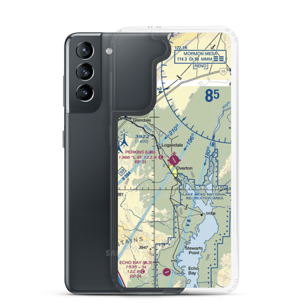 Perkins Field (U08) VFR Sectional Samsung Case Samsung Galaxy S21 model shown