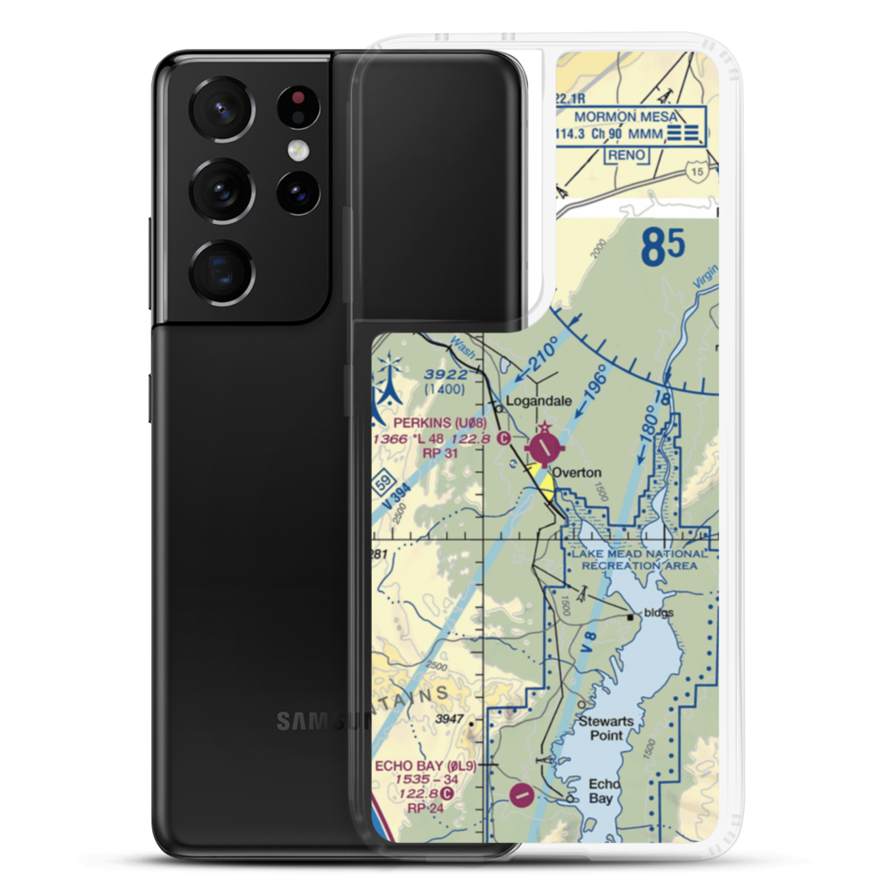 Perkins Field (U08) VFR Sectional Samsung Case Samsung Galaxy S21 Ultra model shown