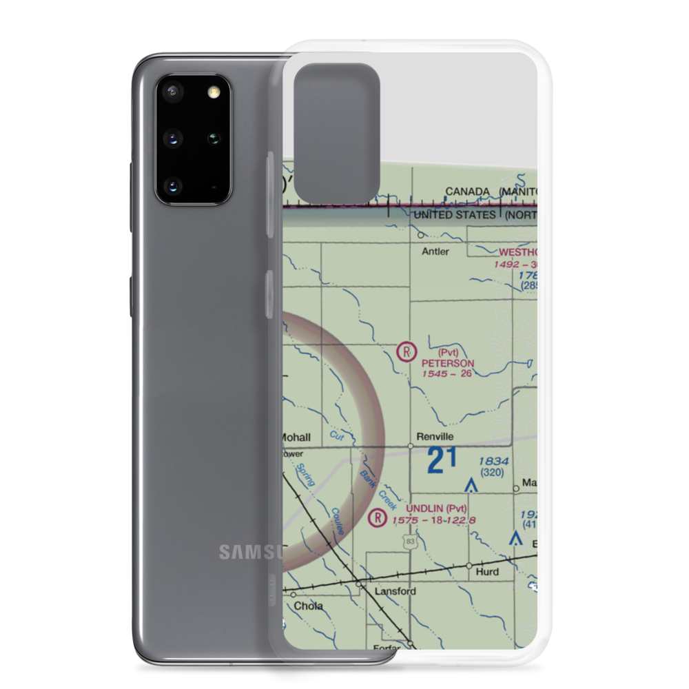 Peterson Airstrip (4NA3) VFR Sectional Samsung Case Samsung Galaxy S20 Plus model shown