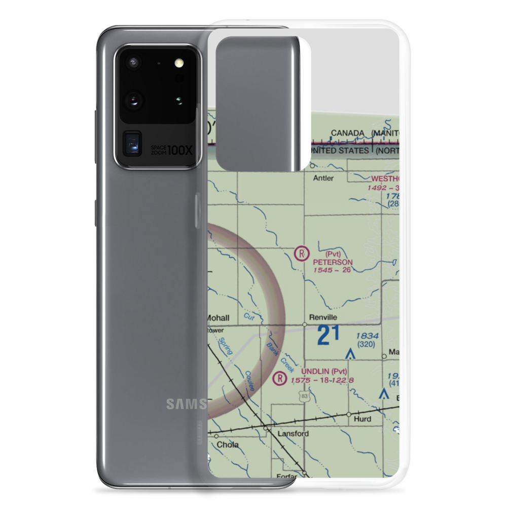 Peterson Airstrip (4NA3) VFR Sectional Samsung Case Samsung Galaxy S20 Ultra model shown