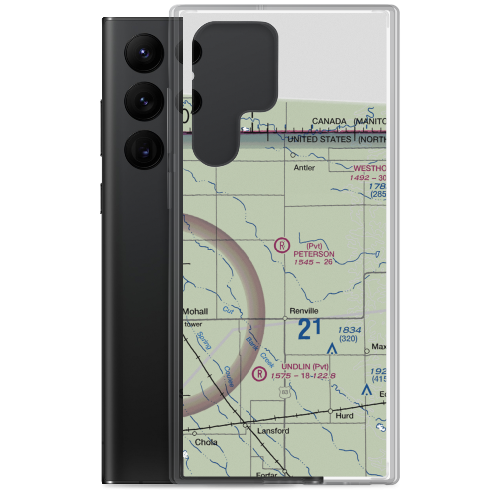 Peterson Airstrip (4NA3) VFR Sectional Samsung Case Samsung Galaxy S22 Ultra model shown