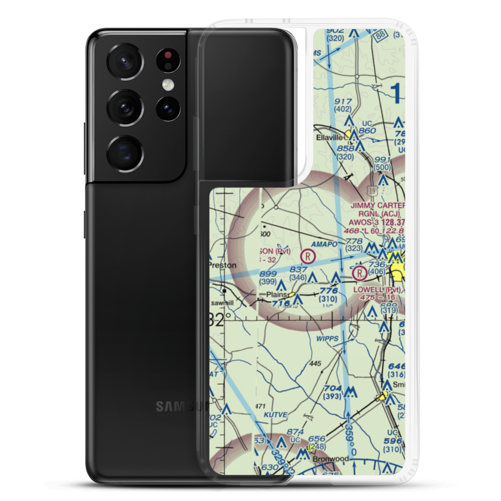 Peterson Field (7A9) VFR Sectional Samsung Case Samsung Galaxy S21 Ultra model shown
