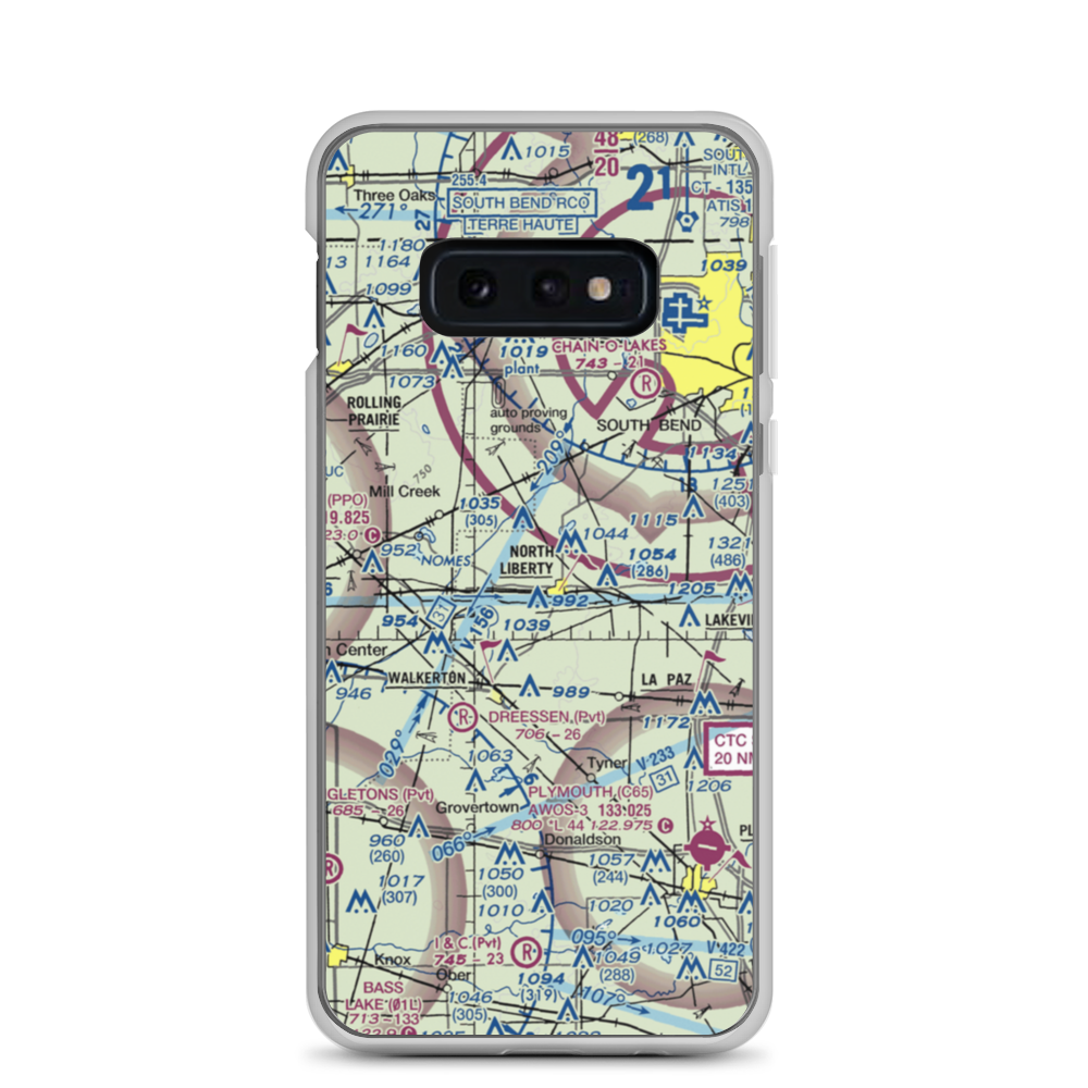 Peterson Ultralightport (36IN) VFR Sectional Samsung Case Samsung Galaxy S10e model shown