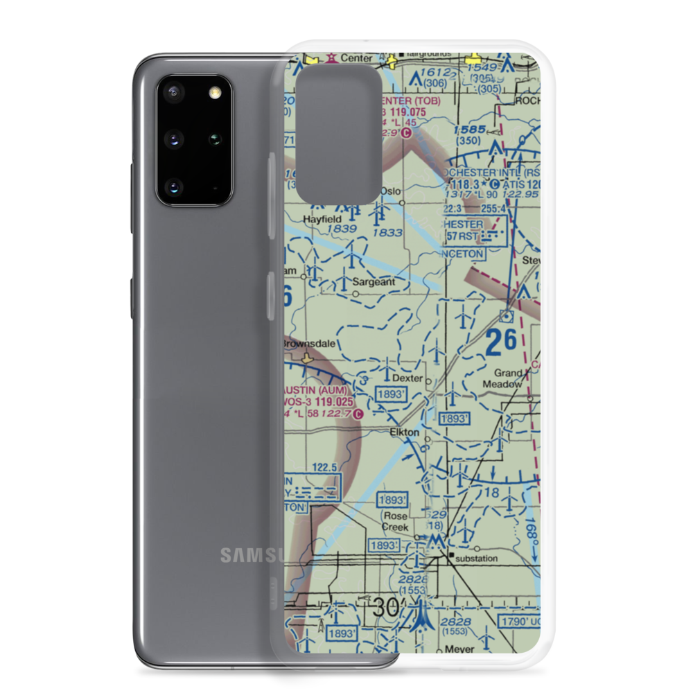 Petes Airport (7MY9) VFR Sectional Samsung Case Samsung Galaxy S20 Plus model shown