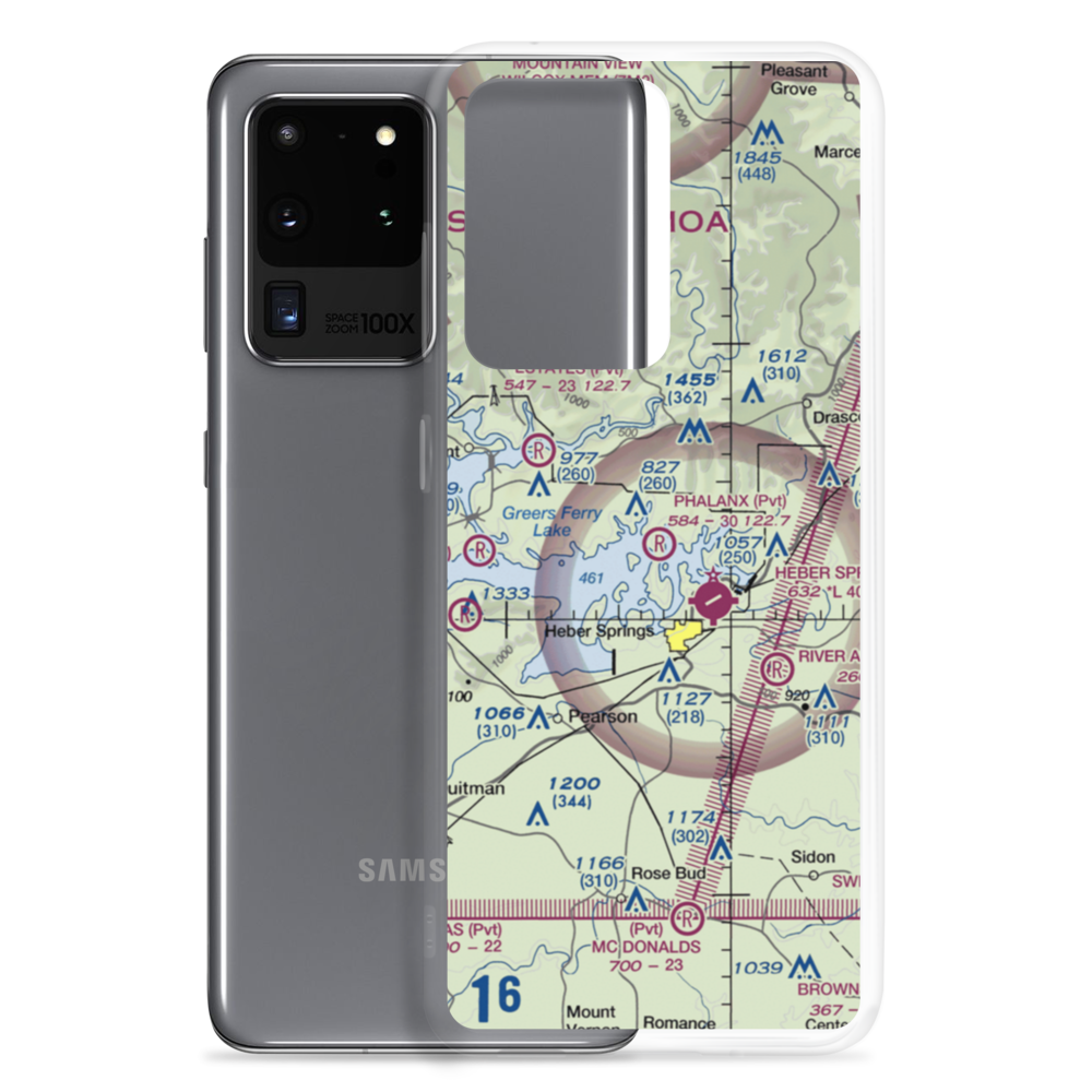 Phalanx Airport (30AR) VFR Sectional Samsung Case Samsung Galaxy S20 Ultra model shown