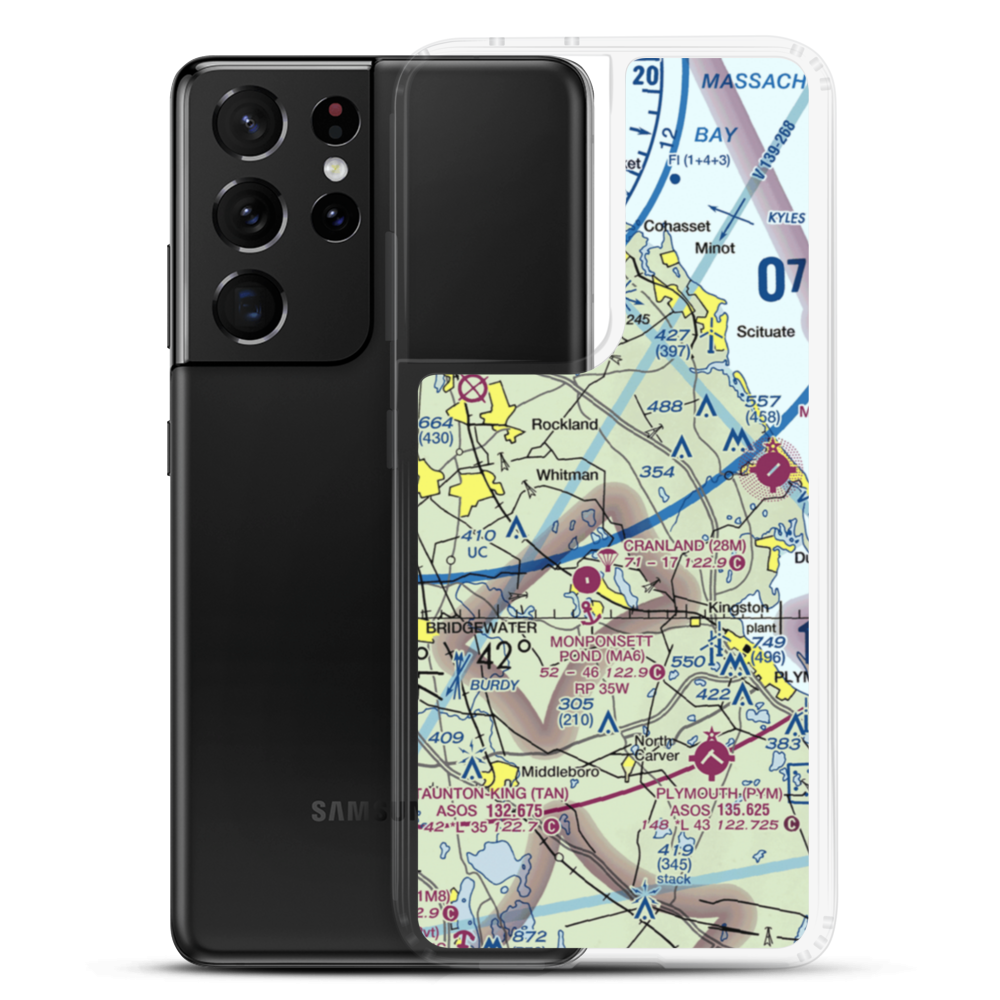 Pheasant Field (MA64) VFR Sectional Samsung Case Samsung Galaxy S21 Ultra model shown