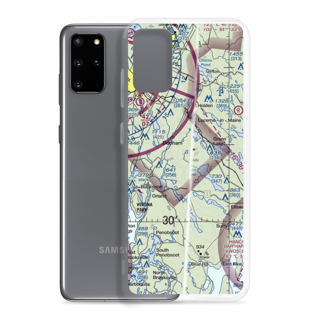 Philbrick Mountain Airport (72ME) VFR Sectional Samsung Case Samsung Galaxy S20 Plus model shown