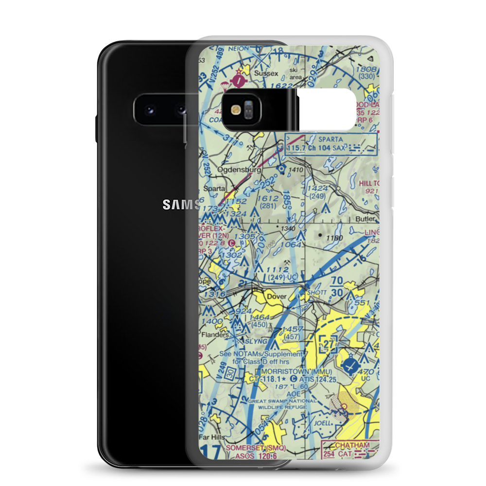 Picatinny Army Heliport (N33) VFR Sectional Samsung Case Samsung Galaxy S10 model shown