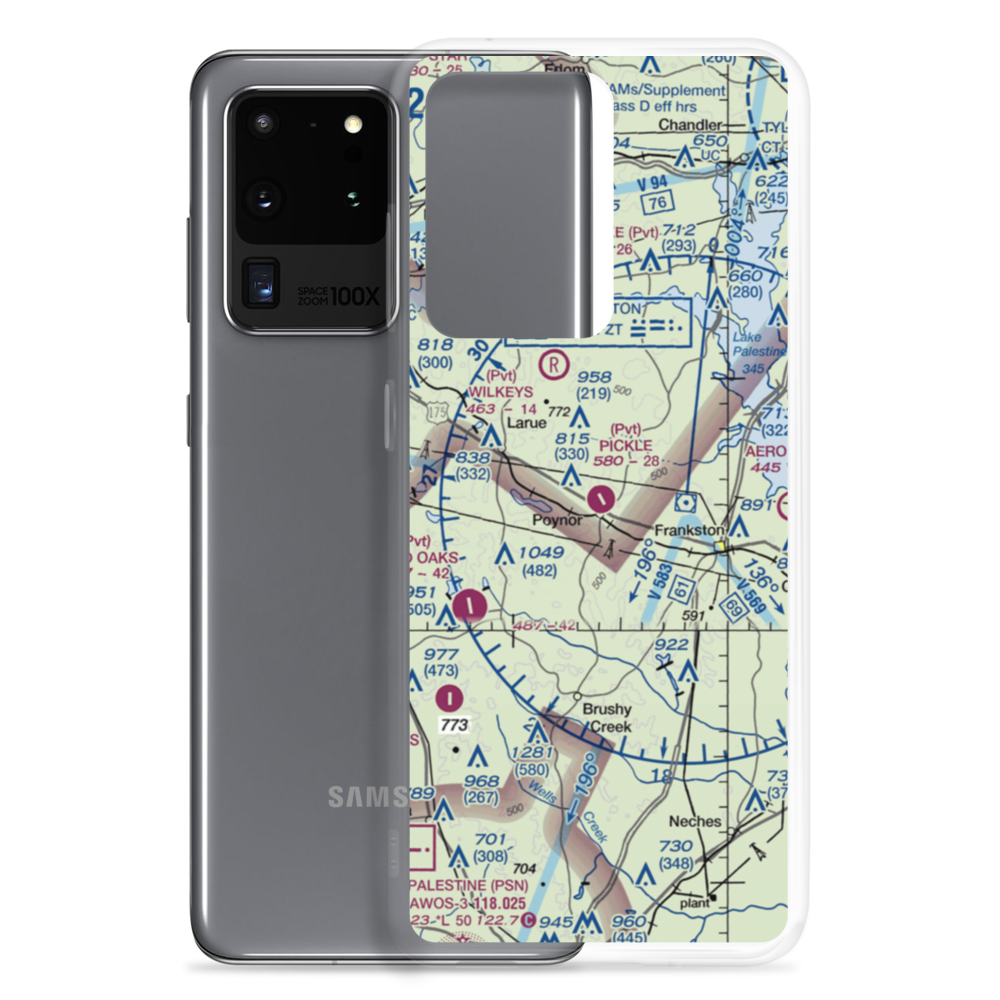 Pickle Plantation Airport (XS91) VFR Sectional Samsung Case Samsung Galaxy S20 Ultra model shown