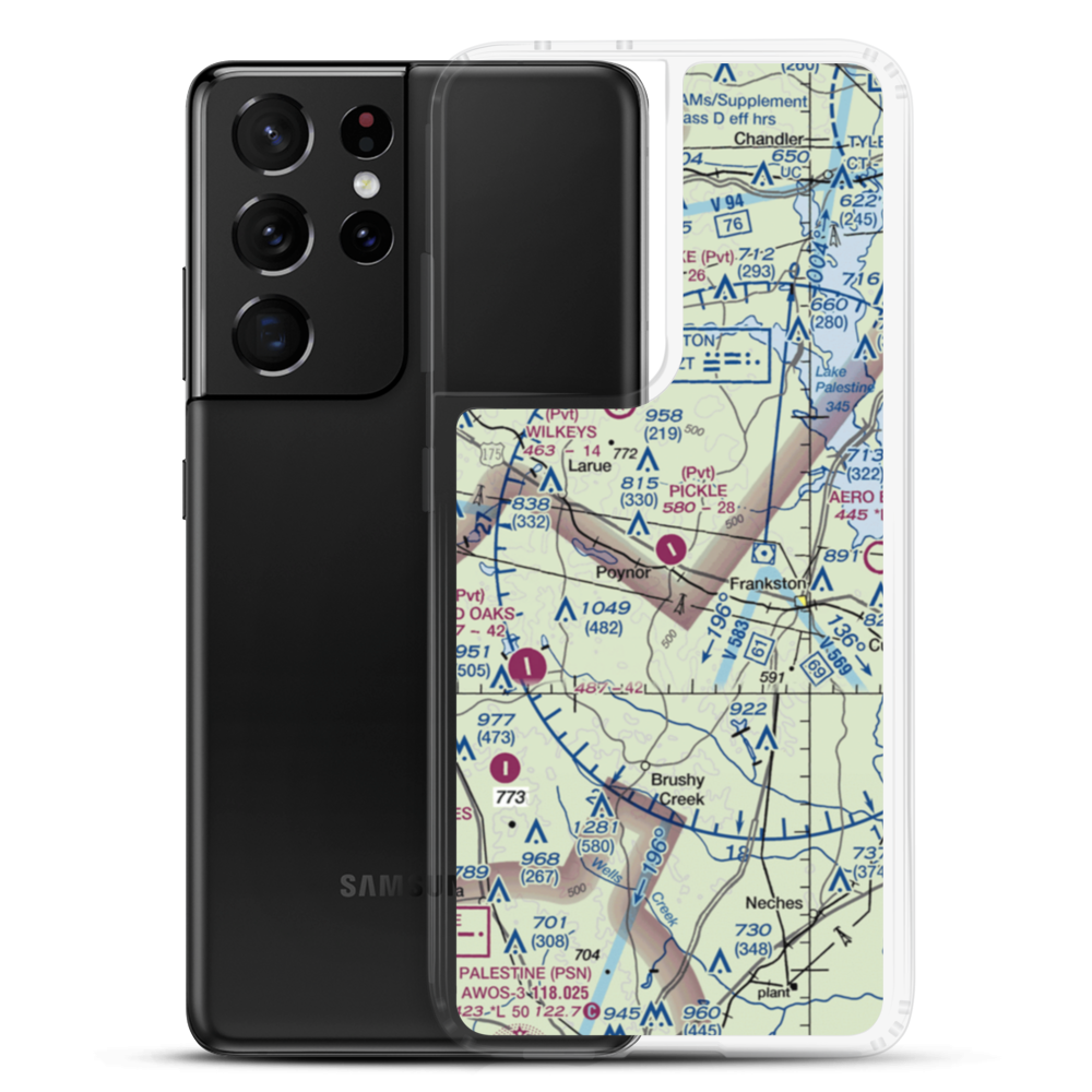 Pickle Plantation Airport (XS91) VFR Sectional Samsung Case Samsung Galaxy S21 Ultra model shown