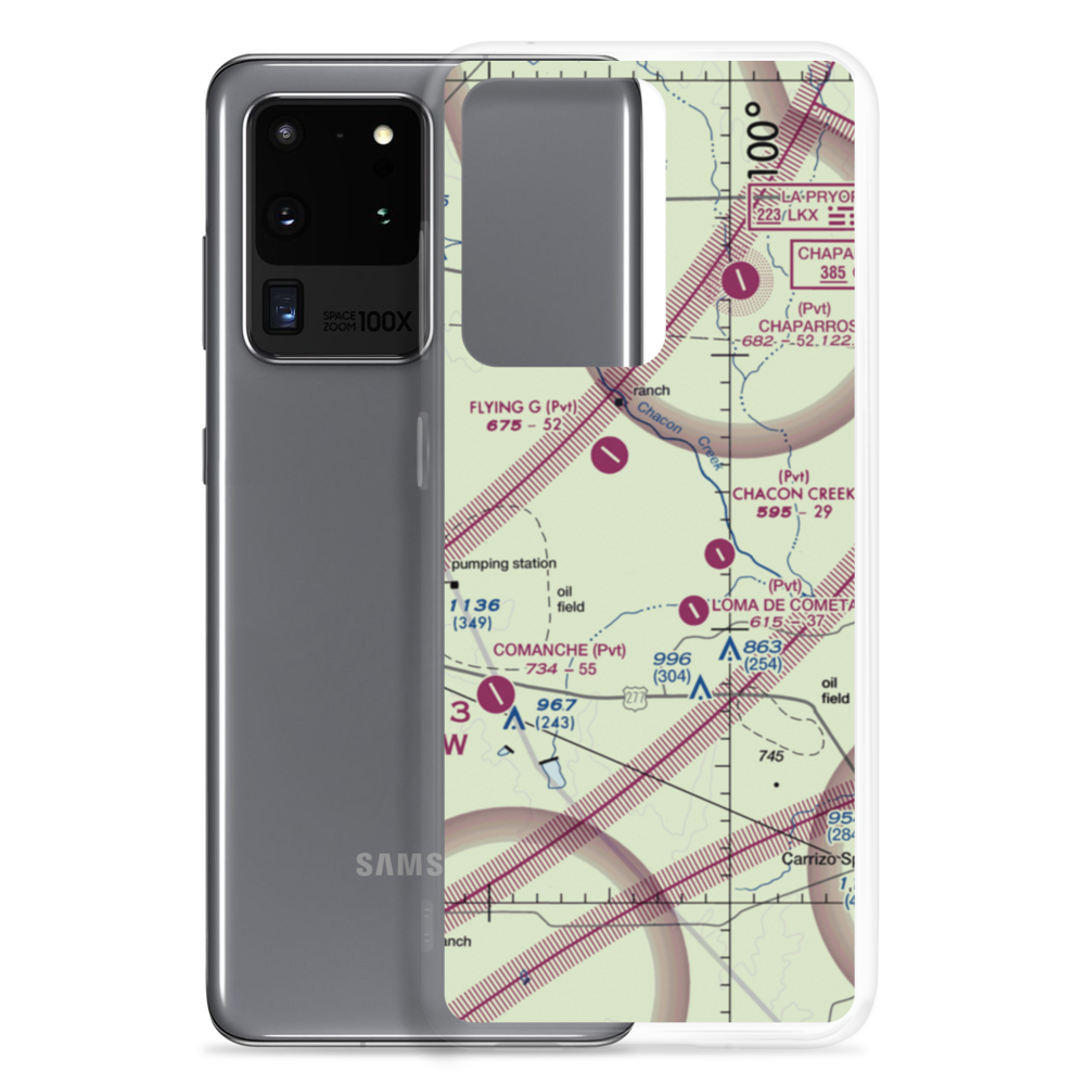 Picosa Ranch Airport (3TA8) VFR Sectional Samsung Case Samsung Galaxy S20 Ultra model shown