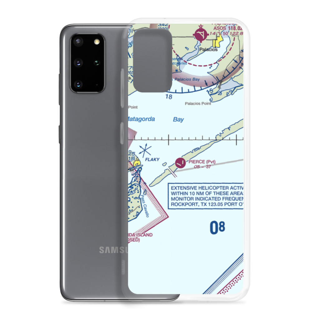 Pierce Field (72TA) VFR Sectional Samsung Case Samsung Galaxy S20 Plus model shown
